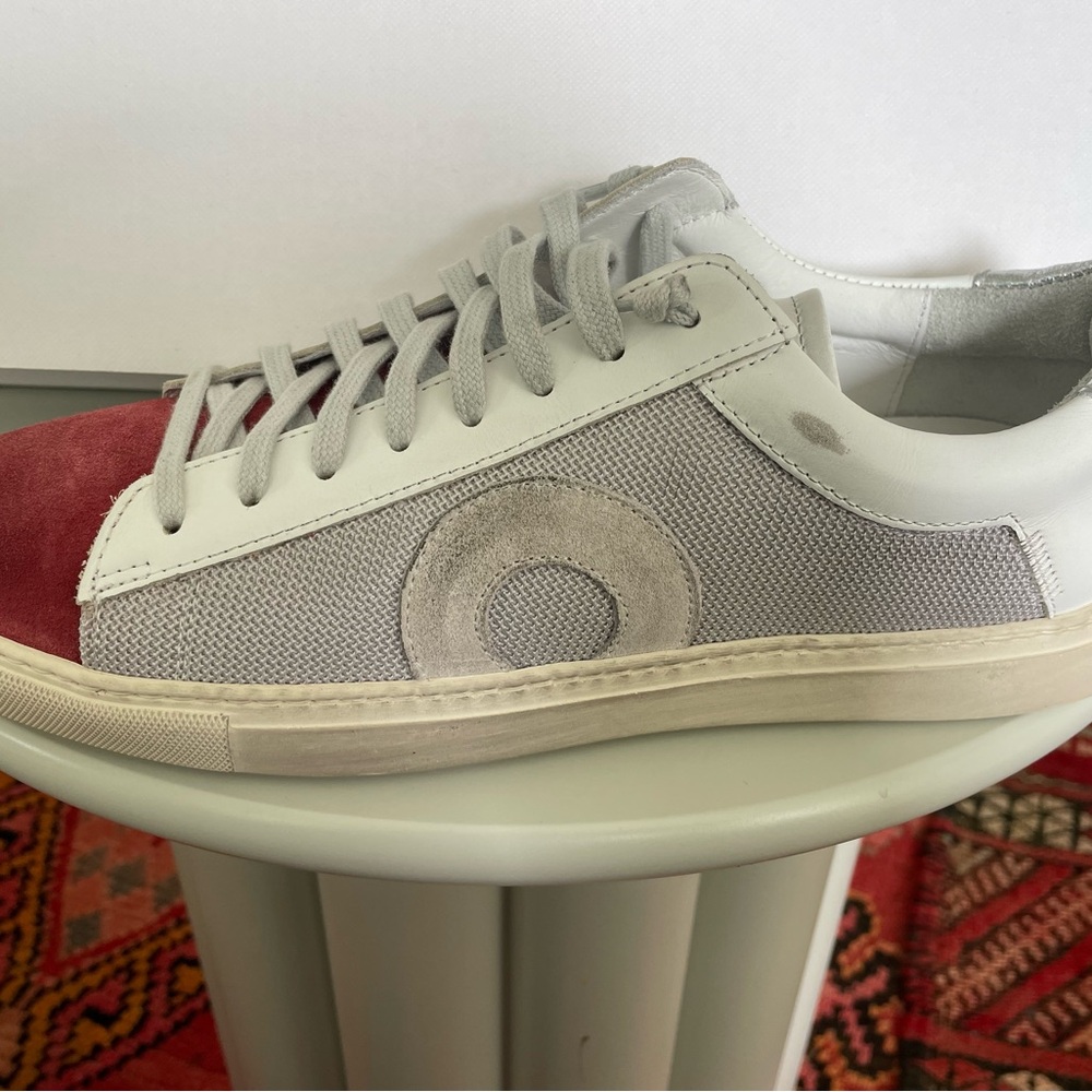 Women’s  Gray and Red Sneakers